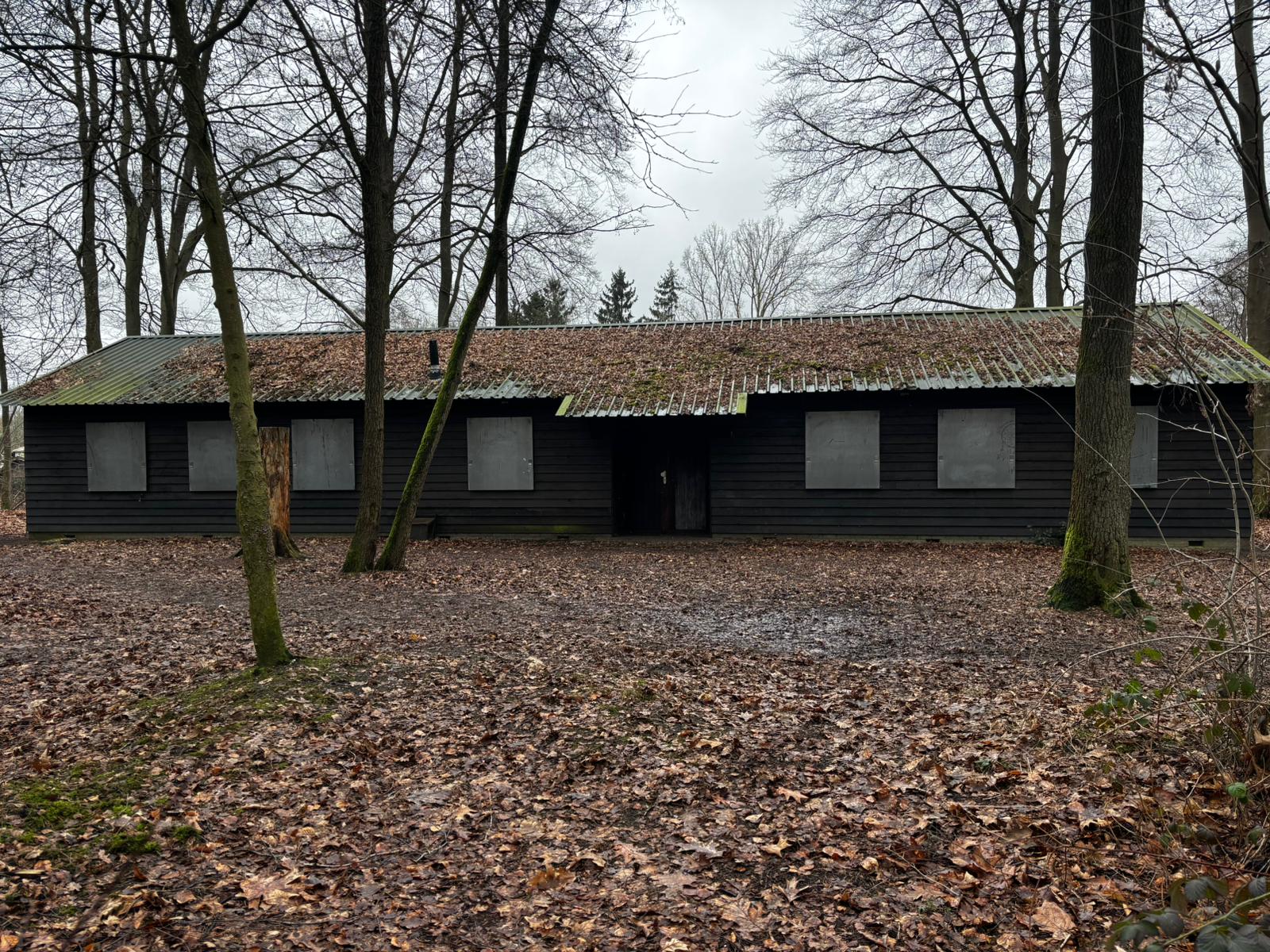 Verhuur Blokhut Scouting Balmoral Apeldoorn - Vooraanzicht