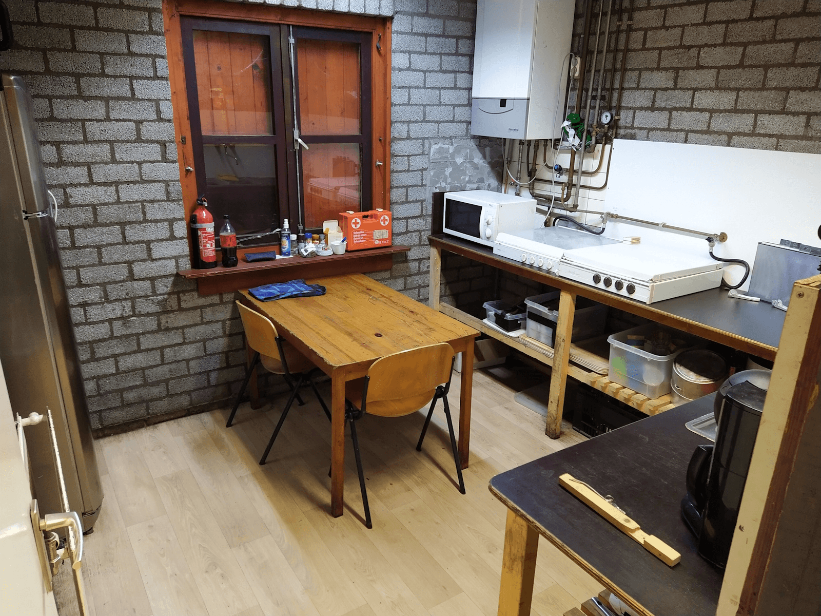 Blokhut keuken - Volledig uitgeruste groepskeuken