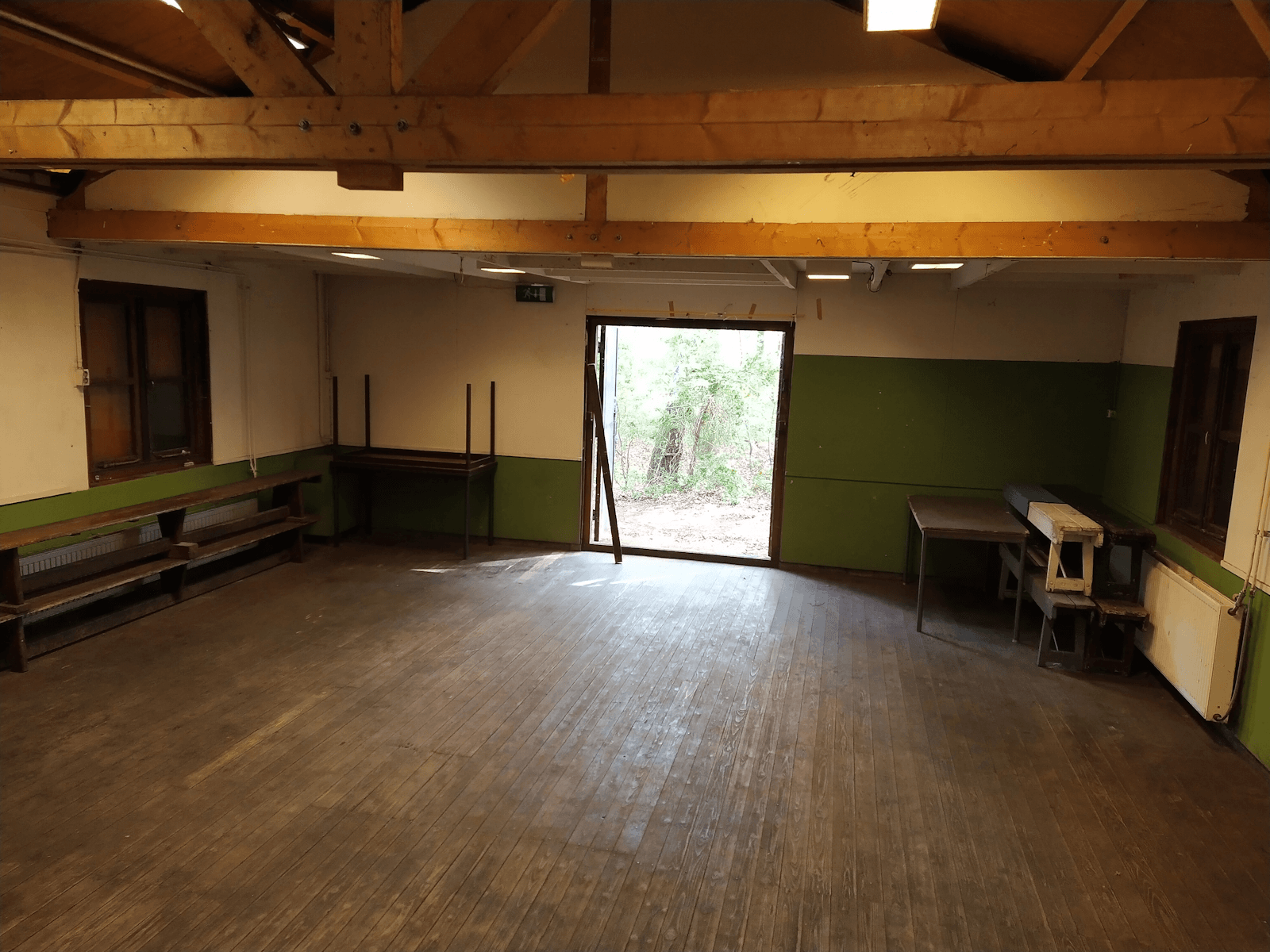 Blokhut rechterzaal - Tweede groepsruimte voor bijeenkomsten